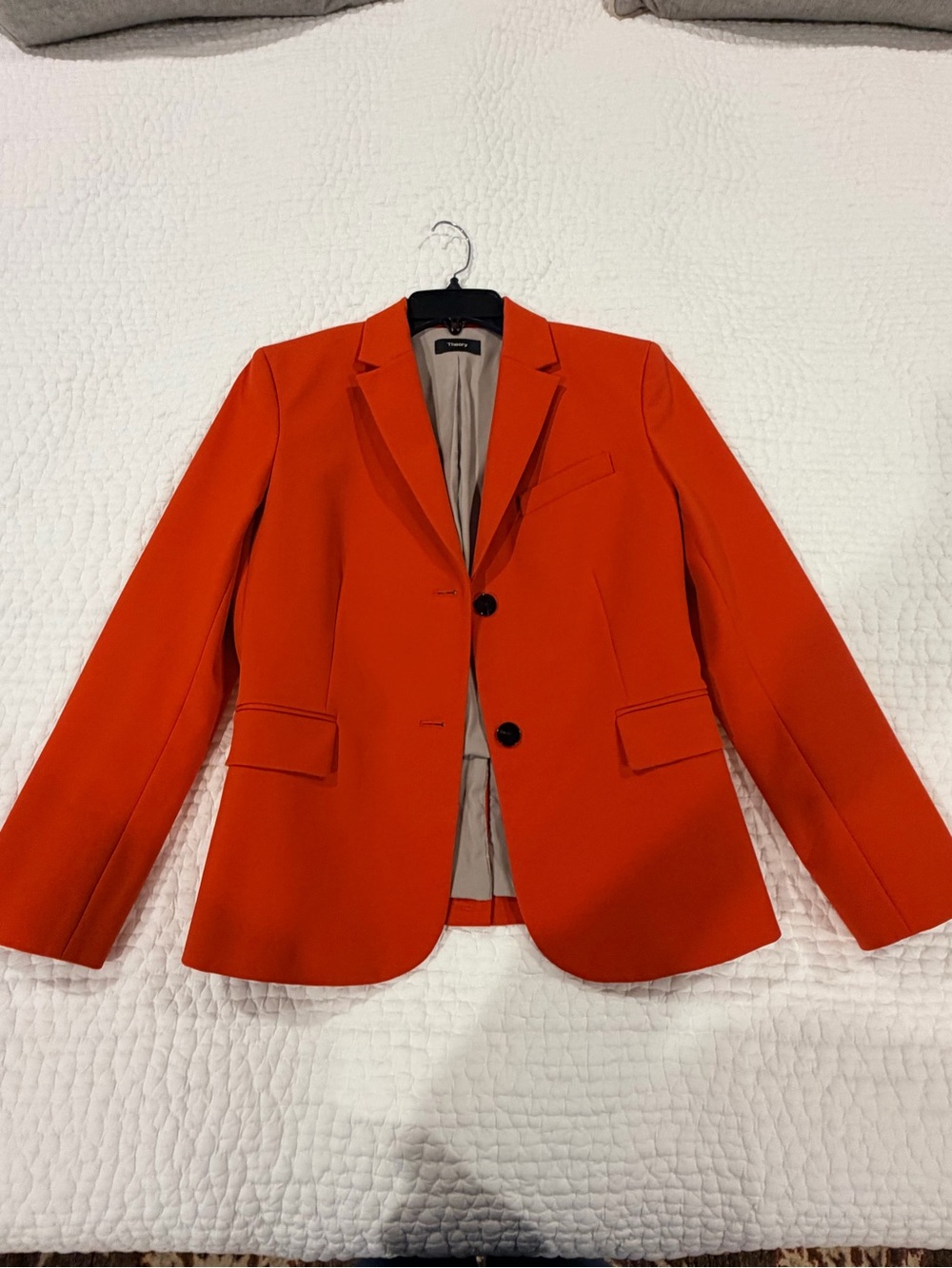 Theory Orange Blazer - Classic Tailored Style